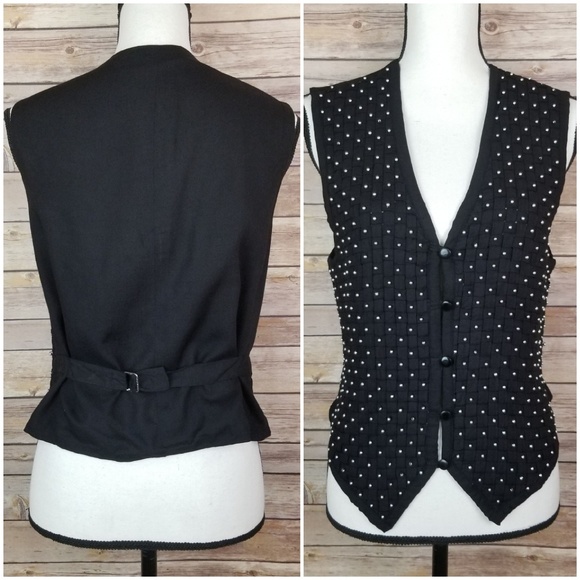 Ann Tran for Kenar Etc Vest Hand Beaded Medium - Picture 1 of 7
